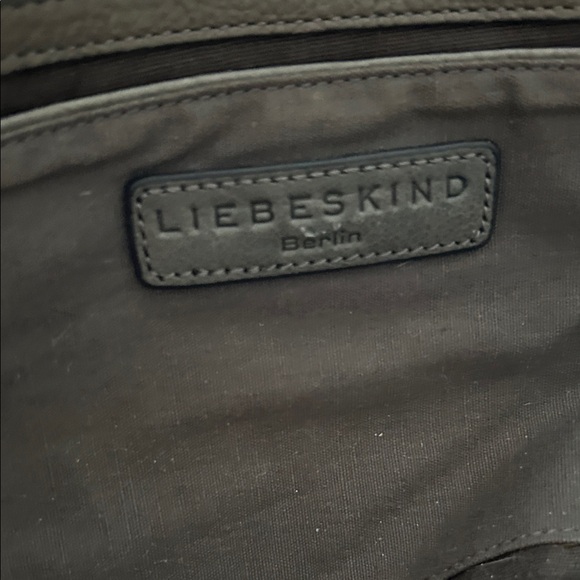 Leibeskind Berlin Olive Leather Double Strap Satchel Shoulder Bag, Large - Picture 11 of 15